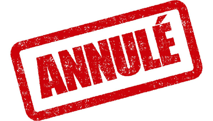 Annulation conférence 5 novembre 2026